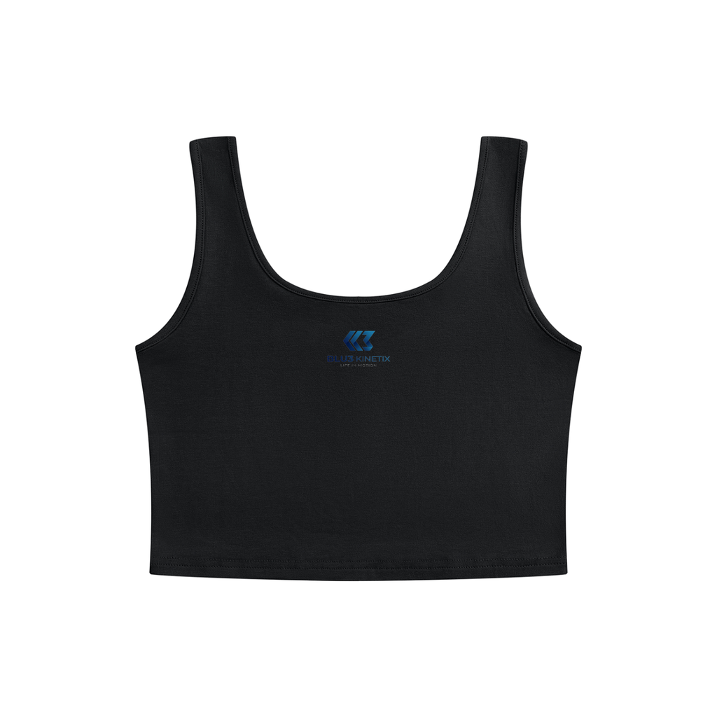 Sweat Now, Shine Later - Women's Cropped Tank Top