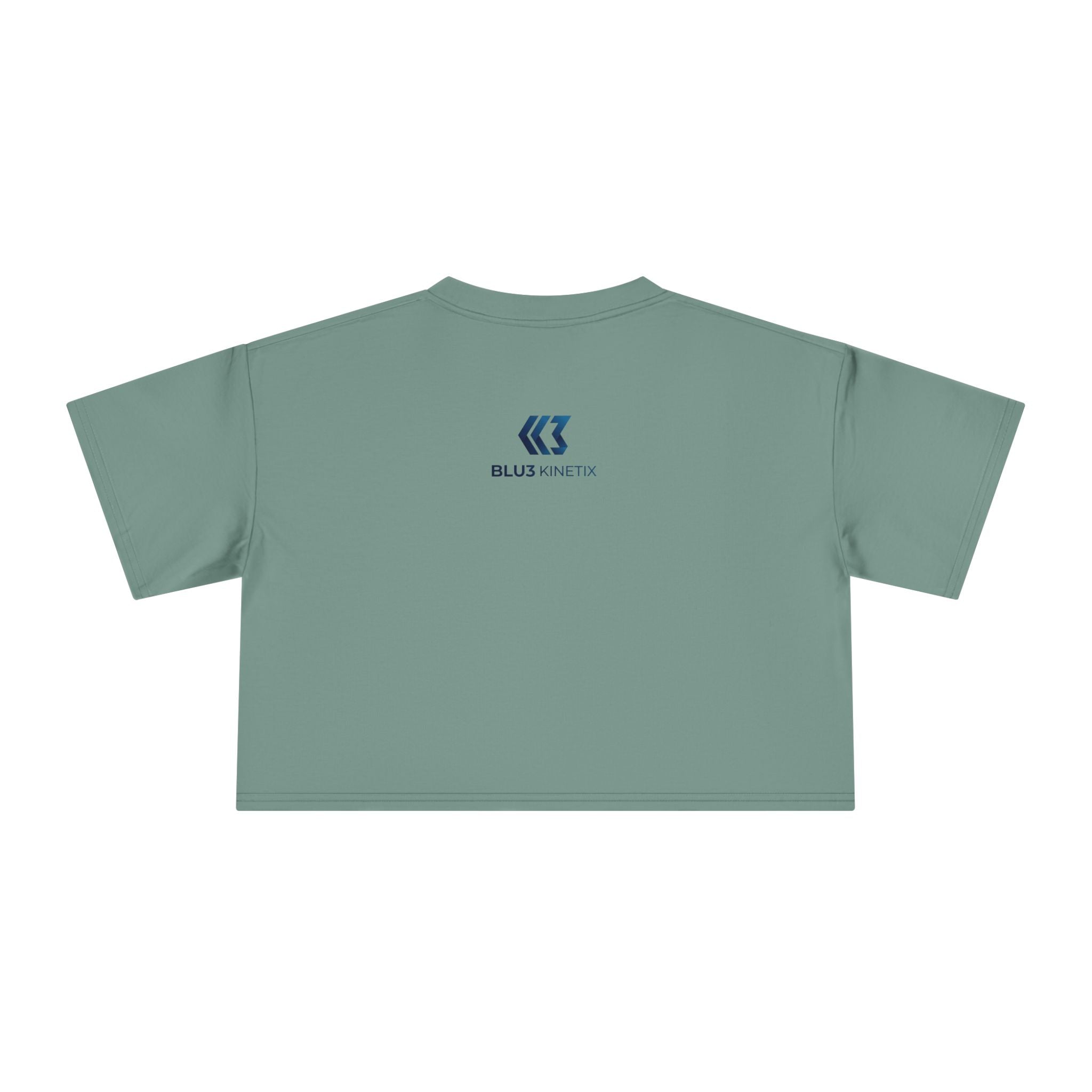 Crop Tee — Nutrition Facts Graphic "Anxiety 80%"