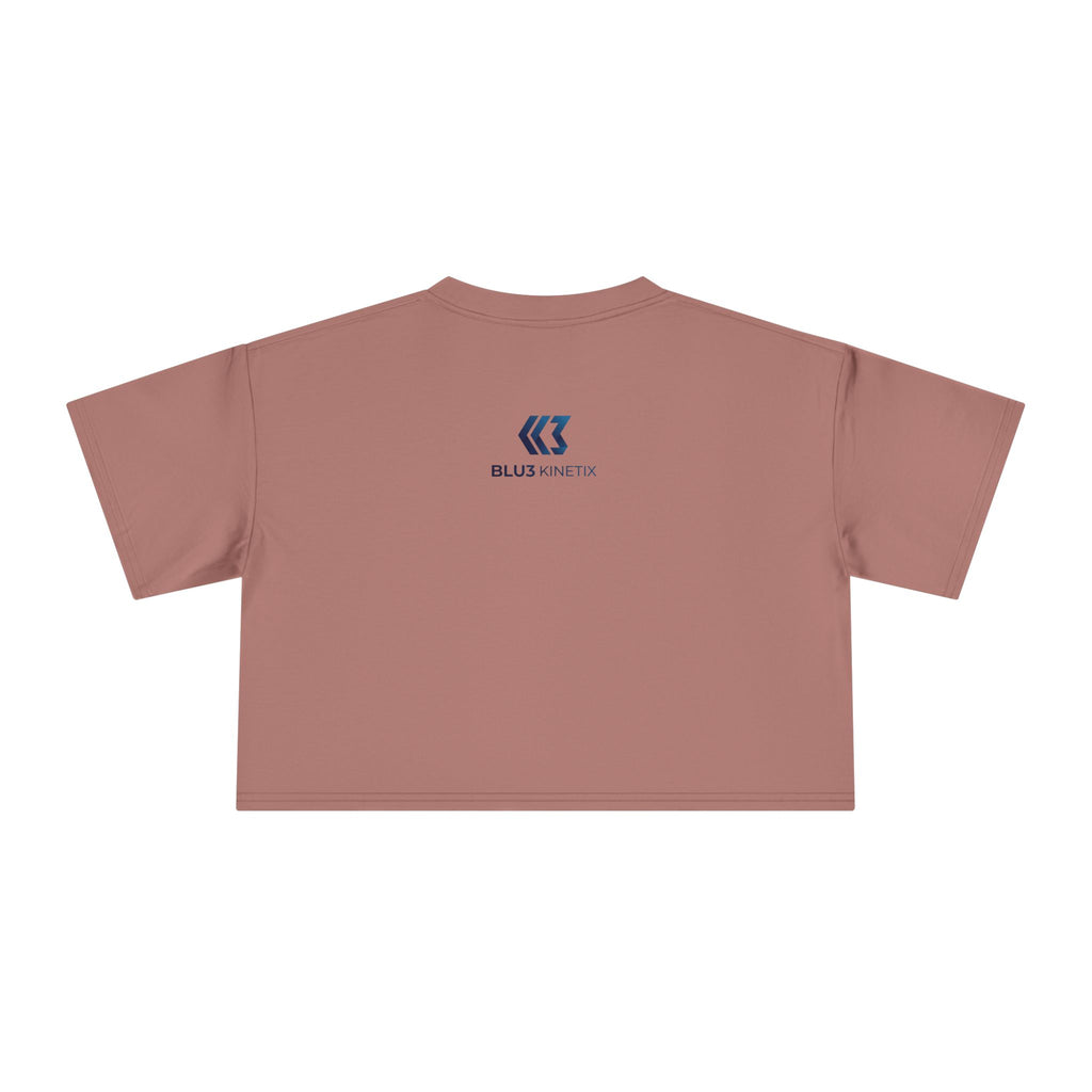 Crop Tee — Nutrition Facts Graphic "Anxiety 80%"