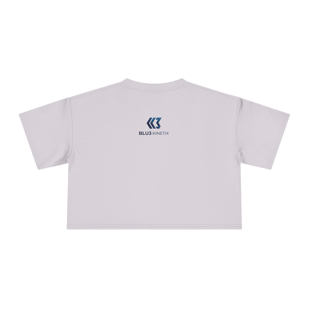 Crop Tee — Nutrition Facts Graphic "Anxiety 80%"