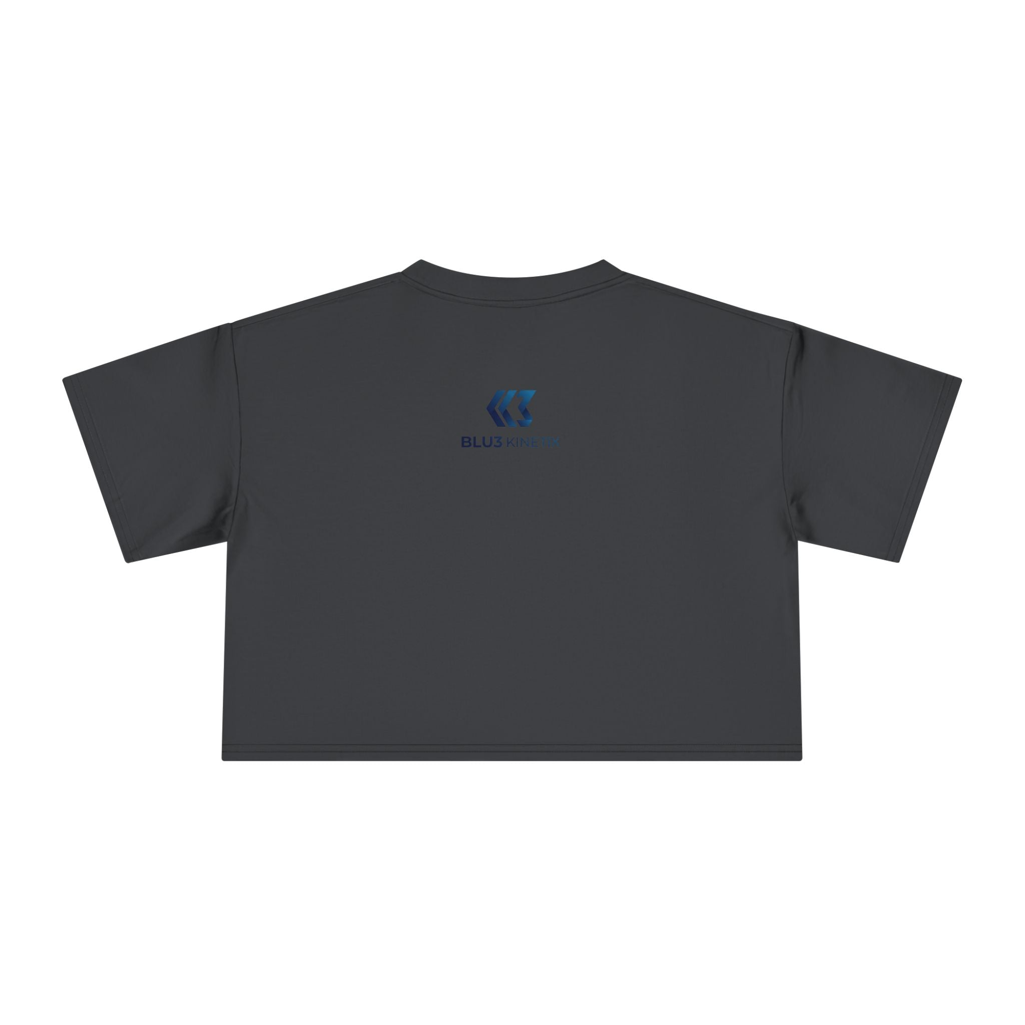 Crop Tee — Nutrition Facts Graphic "Anxiety 80%"