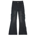 Loose Cargo Jeans – Black & Gray