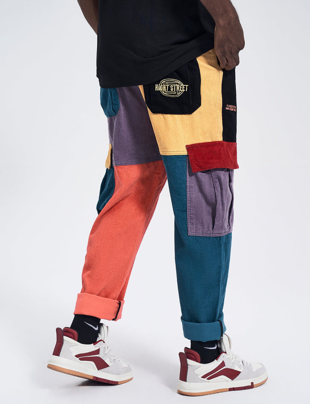 Urban Patchwork Cargo Pants