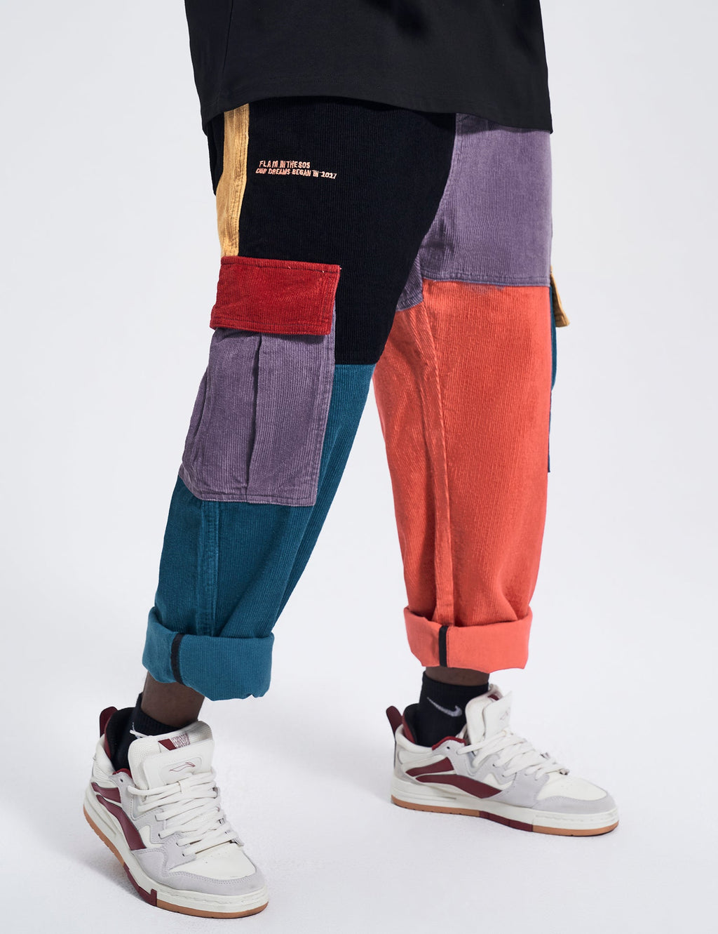 Urban Patchwork Cargo Pants