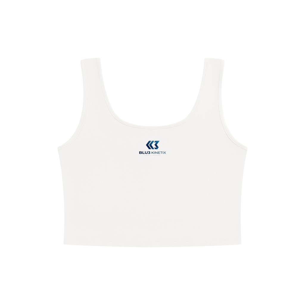 Sweat Now, Shine Later - Women's Cropped Tank Top