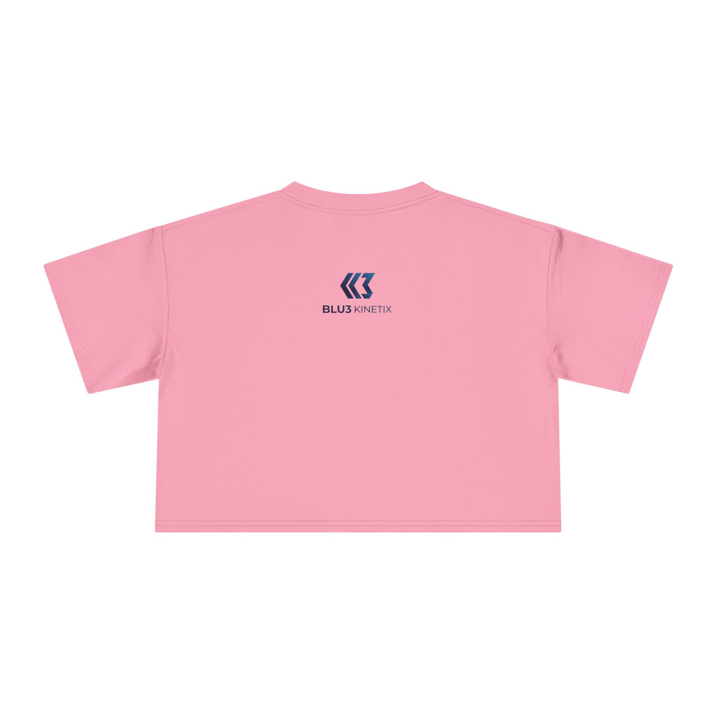 Crop Tee — Nutrition Facts Graphic "Anxiety 80%"
