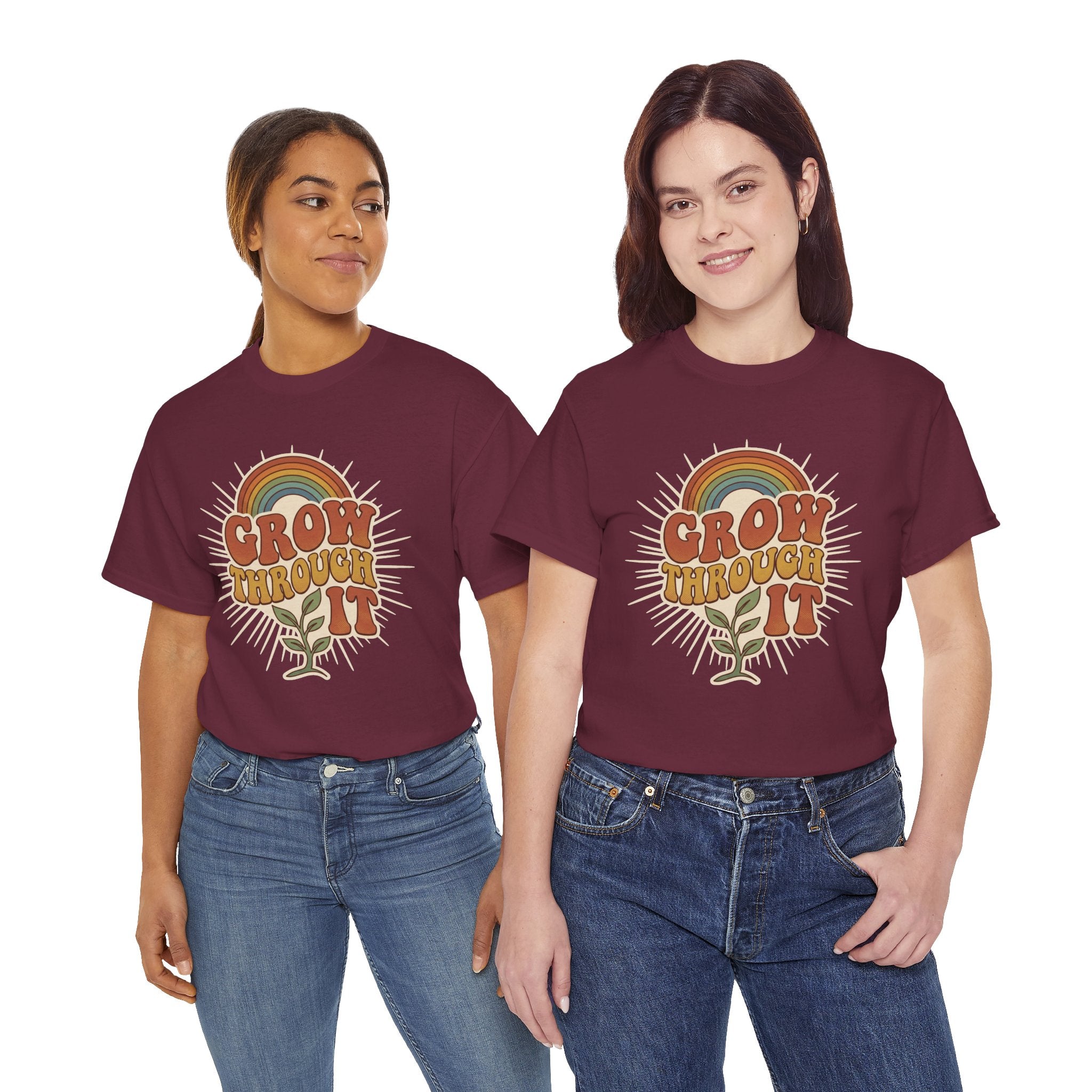 Retro "Grow Through It" Tee
