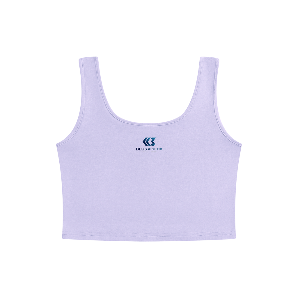 Sweat Now, Shine Later - Women's Cropped Tank Top