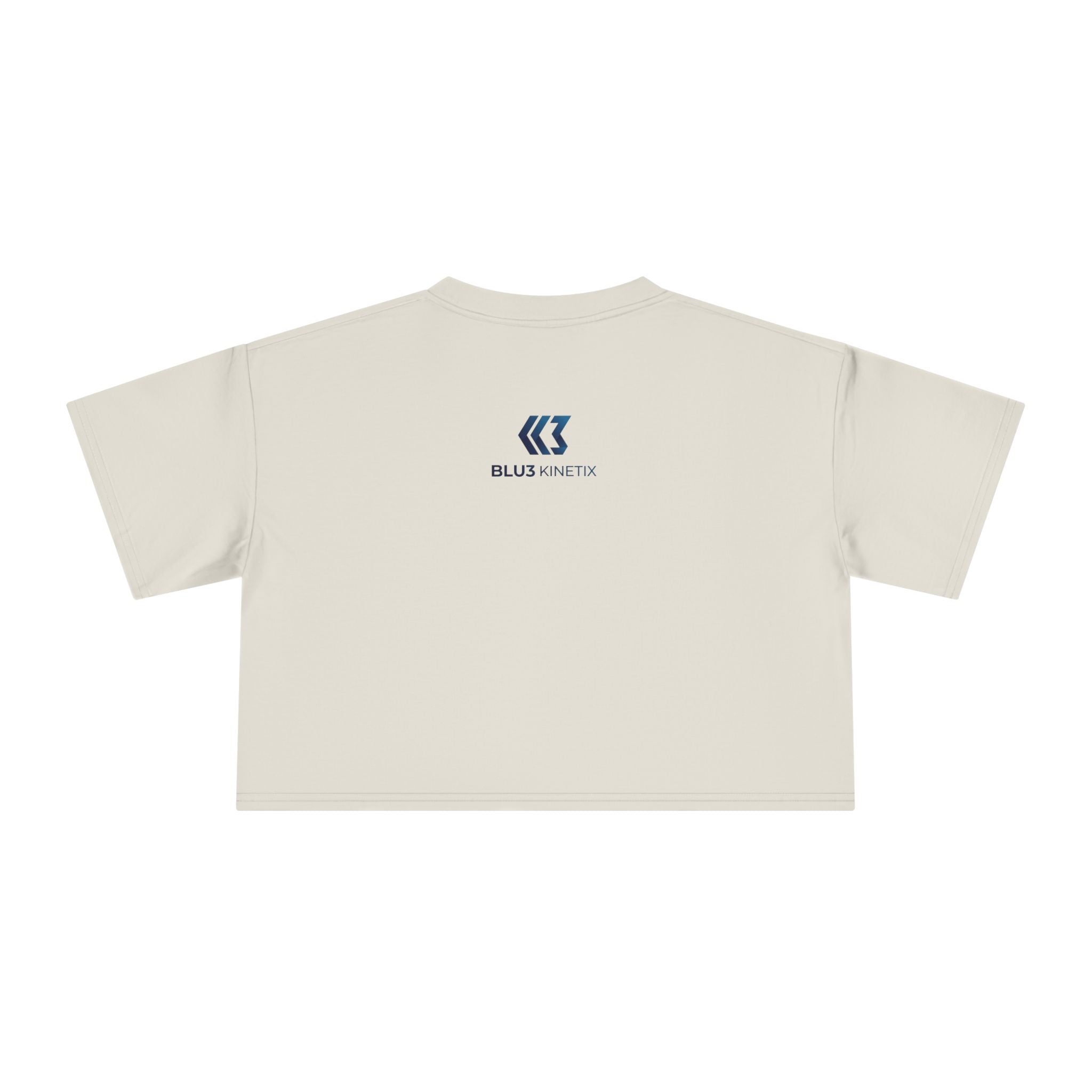 Crop Tee — Nutrition Facts Graphic "Anxiety 80%"