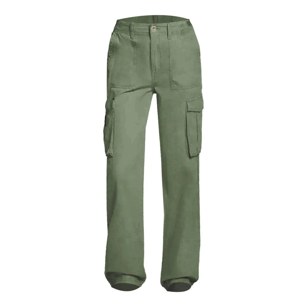 Adjustable Wide-Leg Cargo Pants