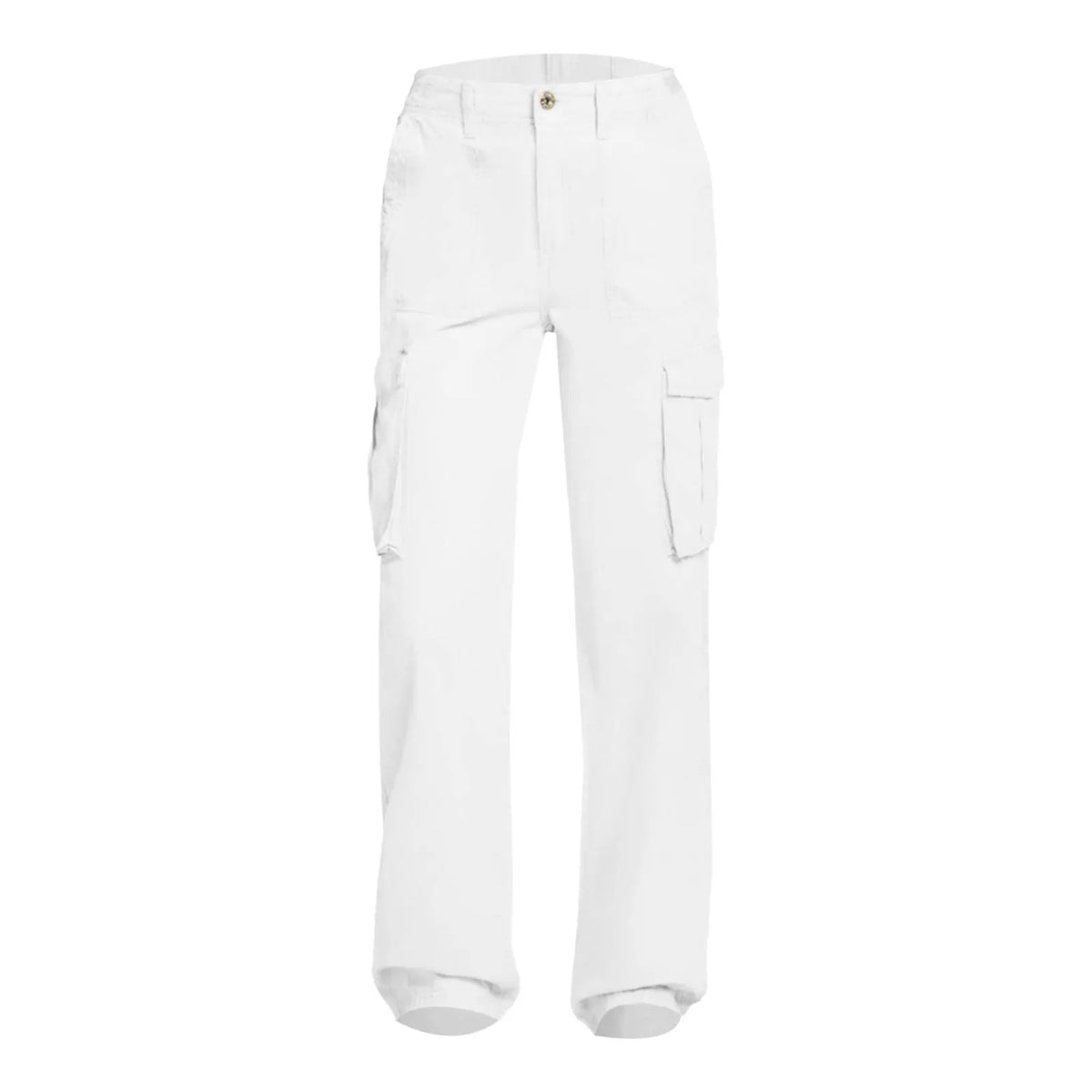 Adjustable Wide-Leg Cargo Pants