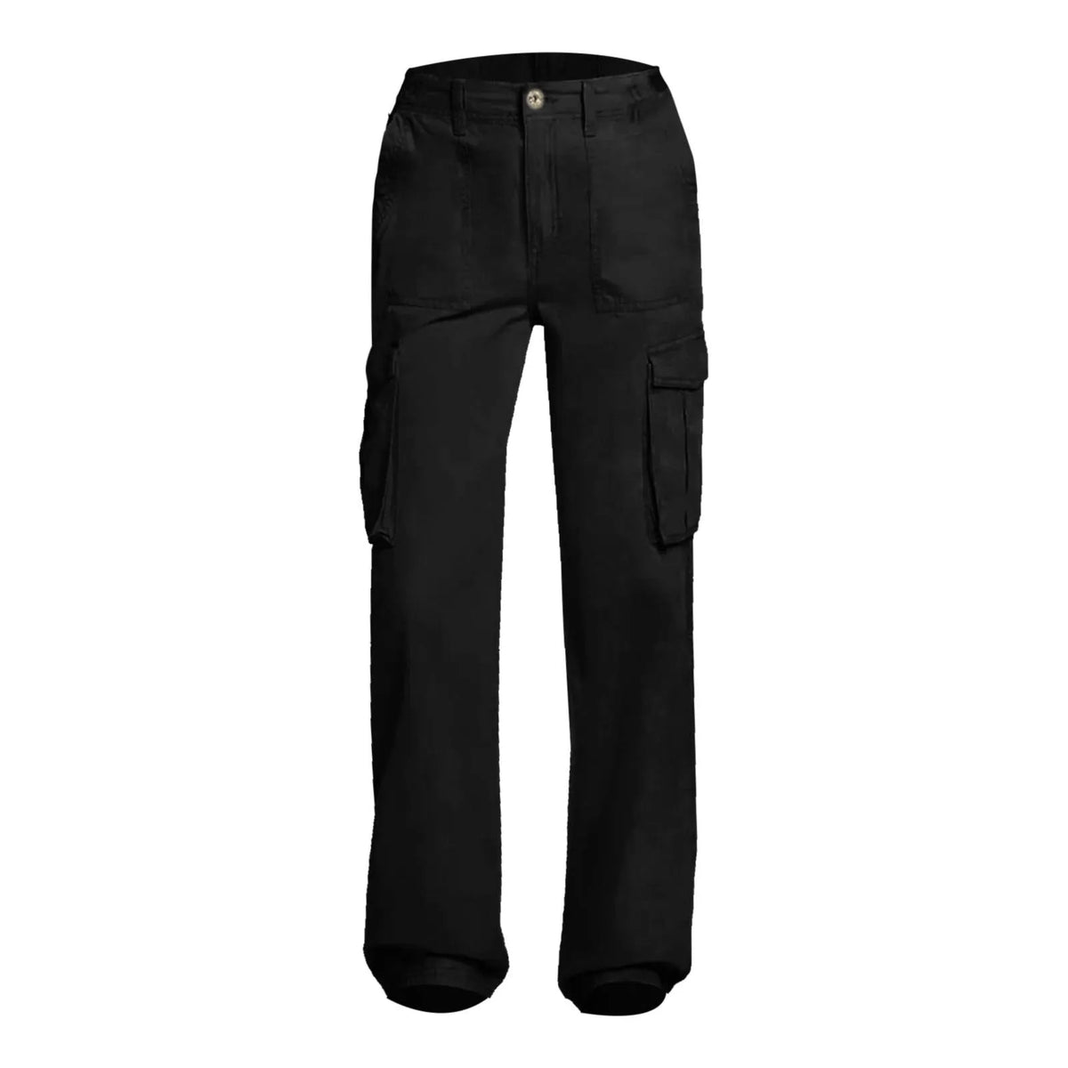 Adjustable Wide-Leg Cargo Pants