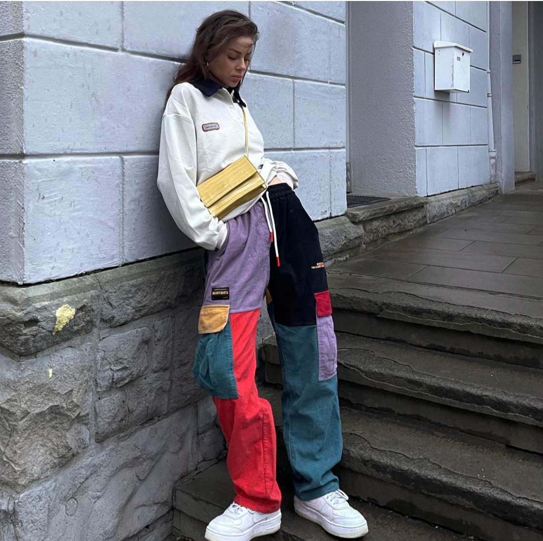 Urban Patchwork Cargo Pants