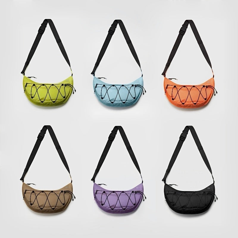 Nylon Crescent Sling Bag