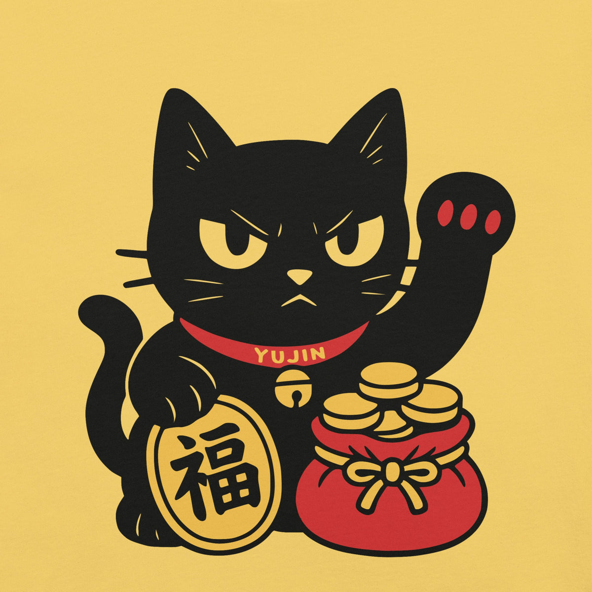 Lucky Black Cat Tee